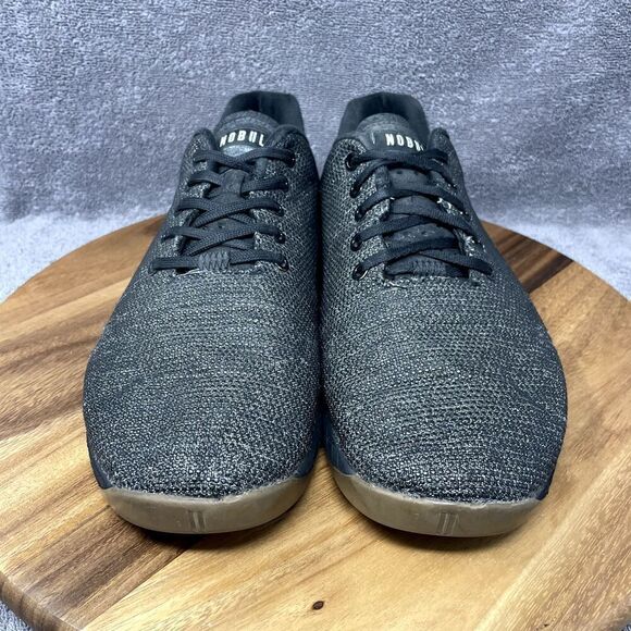 NOBULL Outwork Superfabric Trainer Low Dark Grey Gum Training Shoes Men's 12.5 - Picture 2 of 9